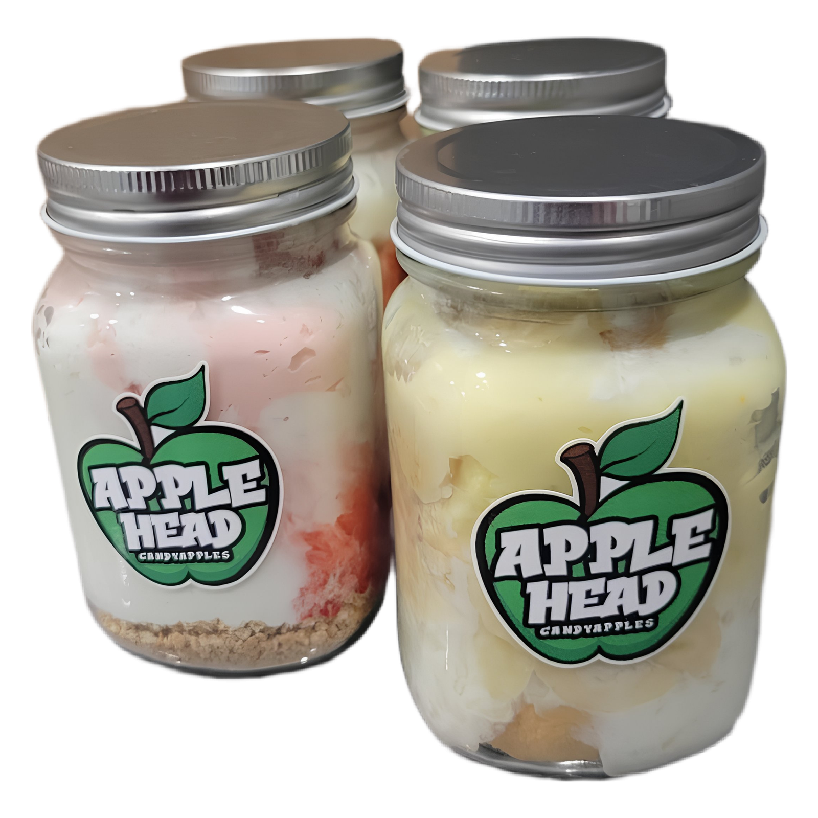 Mason Jar Apple Heads