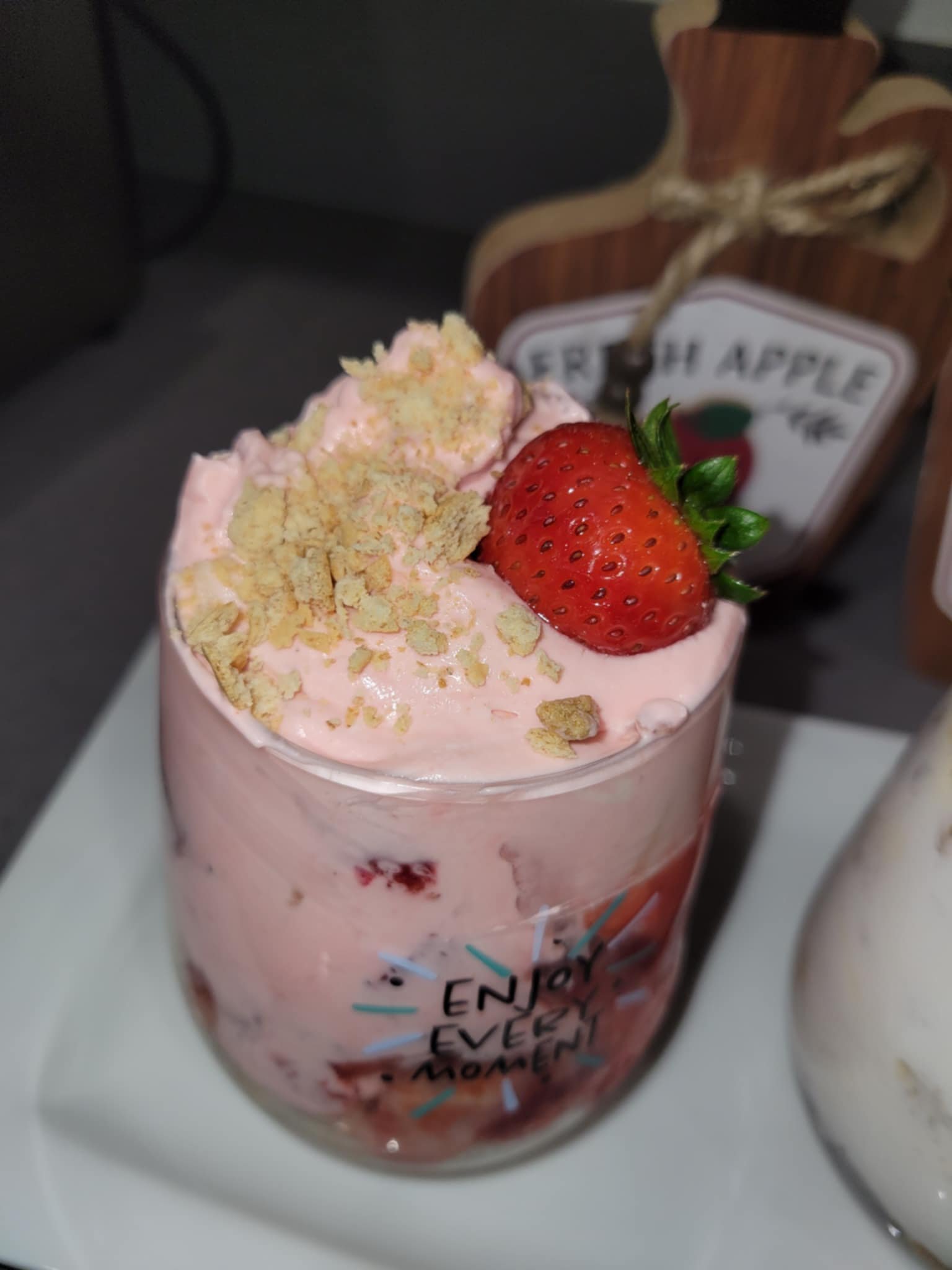 Strawberry Parfait Apple Heads